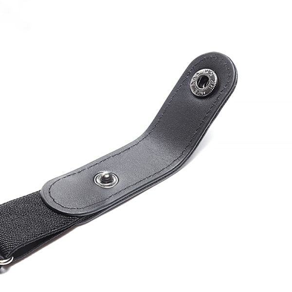 Elastiskt bälte utan spänne (one size) Svart 2-pack