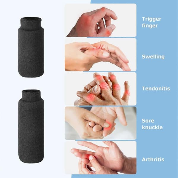 Finger Ishylser 2 Ispakker for Fingre, Tommler og Tær Varm Kald Terapi for