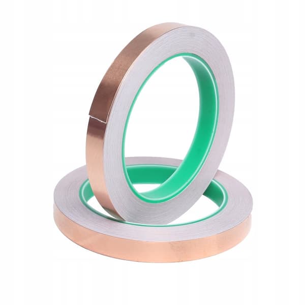 Kobbertape 20 mm x 50 m (tykkelse 0,05 mm) - ensidig ledende