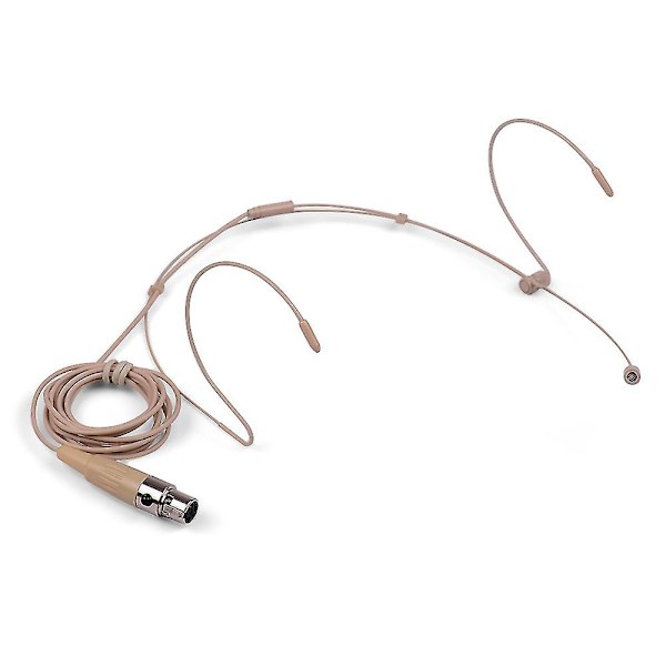 Lättvikts Huvudmonterad Headsetmikrofon Kondensatormikrofon 4-polig Mini XLR-kontakt För Trådlös Bodypack-sändare Ty