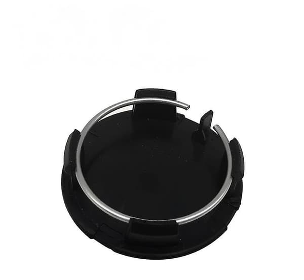Passer for Tesla Model 3 hjulnavdeksel logo - sølv sølv logo (børstet) (fire pakker)