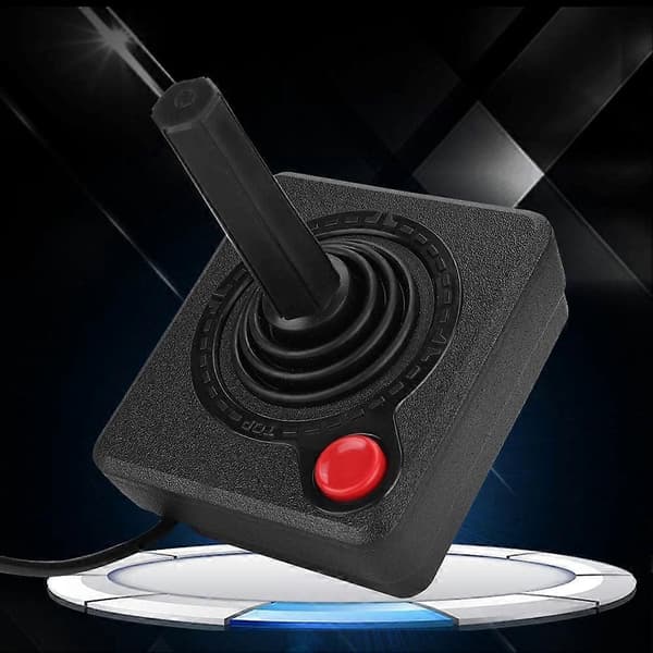 Klassisk joystick - Slitsterk Retro Klassisk 3D Analog Joystick Controller Spillkontroll for A-tari 2600 Atari 7800