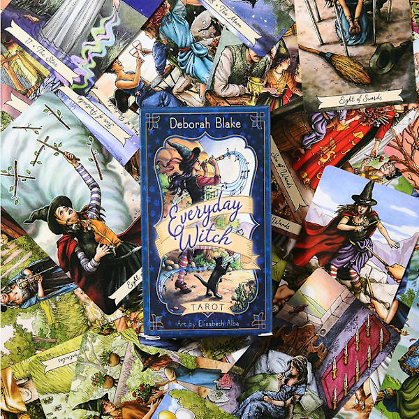 78 kort Everyday Witch Tarot Oracle Cards Deck Divination Familjespel Brädspel pusselspel, sällskapsspel