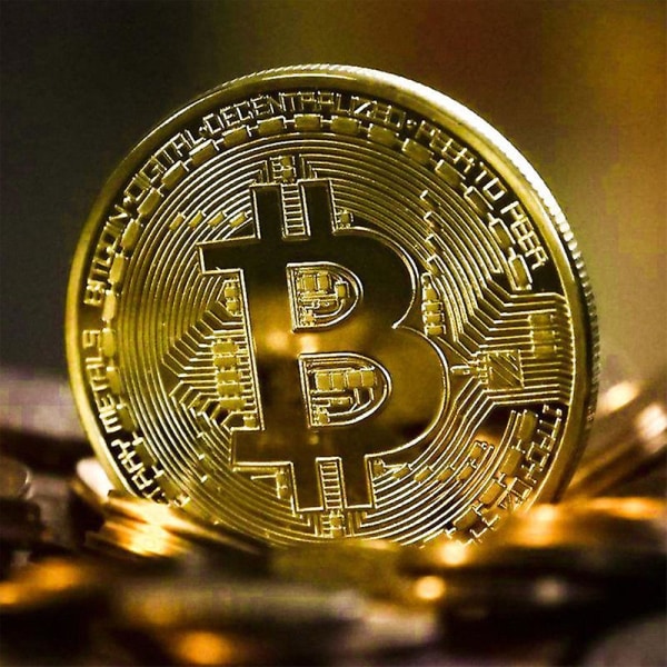 Golden Bitcoin erindringsmønt