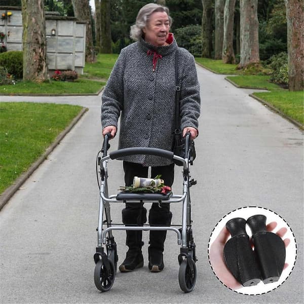 2 stk. Universal Rollator Håndgrep, Sklisikre Rullatorgrep
