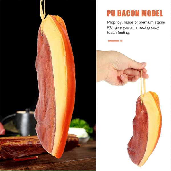 PU Bacon Modell Simulering Bacon Modell Design Dekor Leke PU Bacon Leke