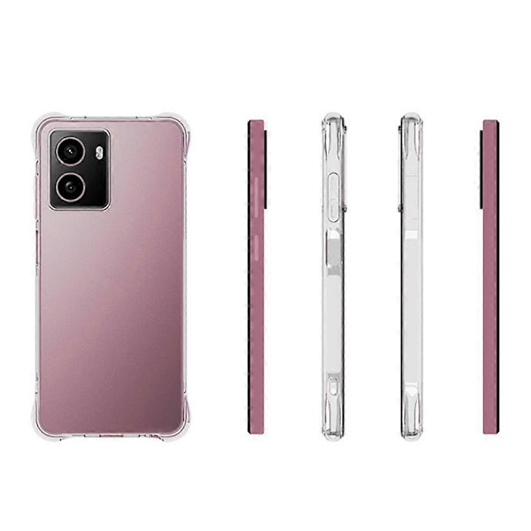 Skal för HMD Pulse/Pulse Pro/Pulse+ Transparent TPU Skyddande Baksida Mobilskal (Stort Linshål)