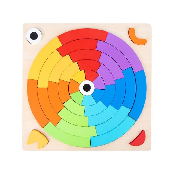 1 setti lasten lelutiili Enlightenment Tunnista numerot Puu Hauskat Rainbow Palapelit Lapsille