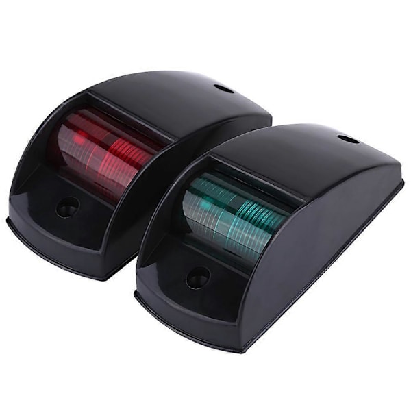 Båd Navigationslys, Par af 12V Rødt Navigationslys Marine Navigationslys Forbedret Holdbarhed