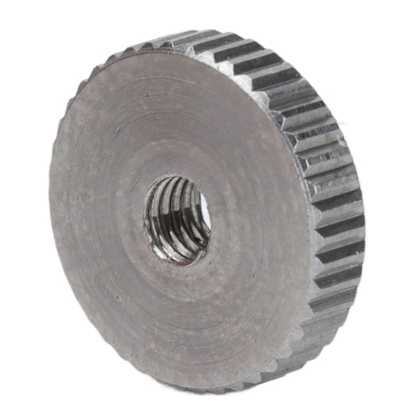 10 STK M3/M4/M5/M6 Flat Riflet Mutter 304 Rustfritt Stål Riflet Flat Hode Gjennomgående Hull Håndstrammingsmutter [M4]