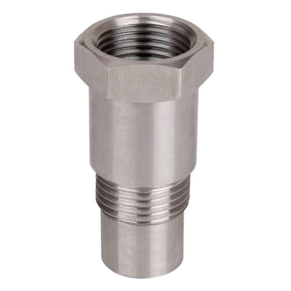 10-1 STK Bil Ilt O2 Sensor M18X15 Adapter Fitting CEL Fix Check Motorlys Eliminator Adapter Rustfrit Stål Ilt O2 Sensorer