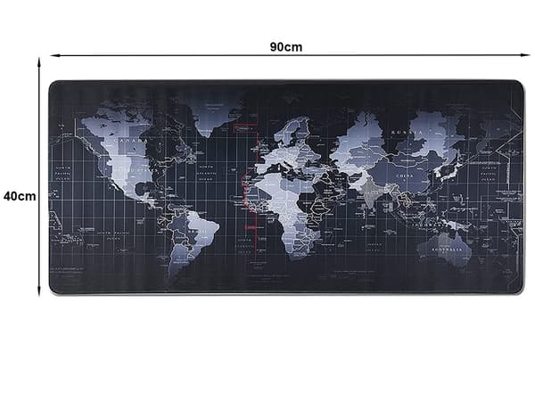 Musematte Verdensatlas - 90x40 cm - Gaming