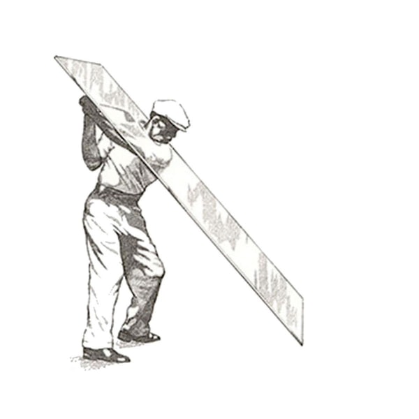 Golf Swing Corrector Plane Trainer Golf Swing-plane -harjoitusväline Golf Pointer Spot Direction