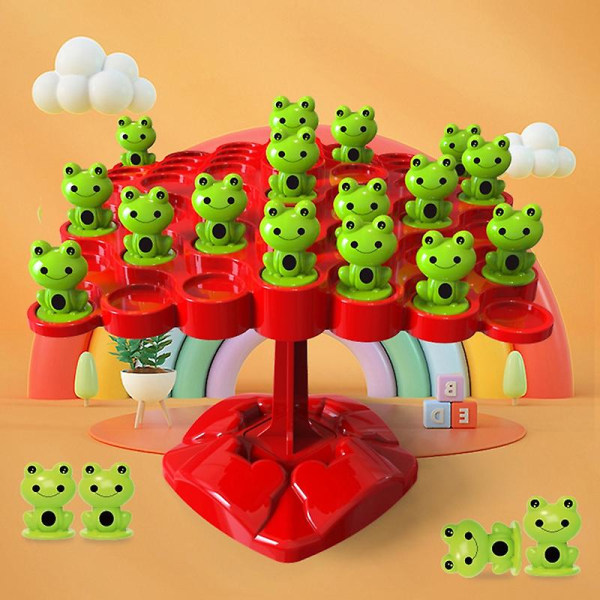1 set Balance Tree Leksaker Förälder-barn Multiplayer Battle Pass-spel Tecknade brädspel Balansleksak för inomhus