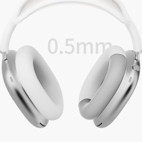 Øreputer til Airpods Max hodetelefoner Hvit