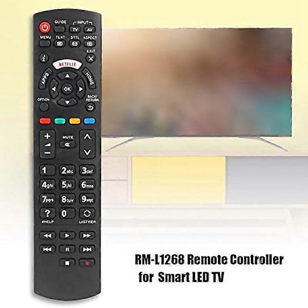 RM-L1268 Smart LED TV Fjärrkontroll för N2Qayb00100 N2QAYB Digital TV