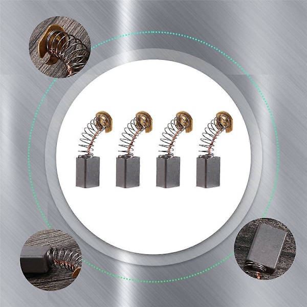 2 par 12 x 9 x 6 mm kulbørster Elektrisk værktøj til elektrisk slagmølle