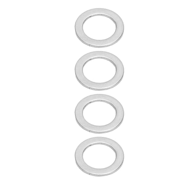 60 brickor i rostfritt stål (innerdiameter 6mm ytterdiameter