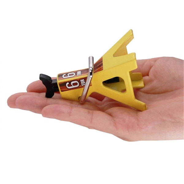 2x Metal Jack Stativer 6 Tons Højdejusterbar Til 1/10 RC Crawler Truck Trx4 Scx10 Simuleringsklatring