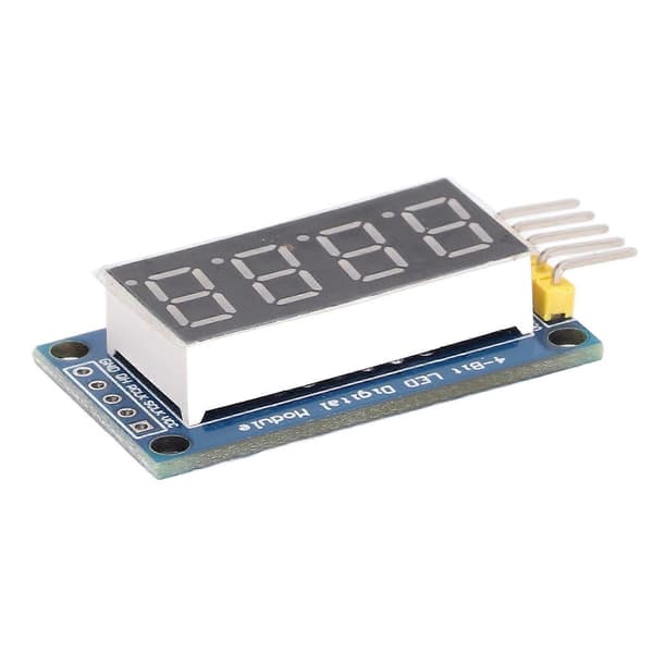 Fire-cifret digitalt rørdisplaymodul 74HC595 driver 4-cifret