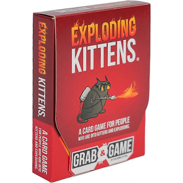 Grab & Game Exploding Kittens Partyspel för roligt och engagerande bordsspelande