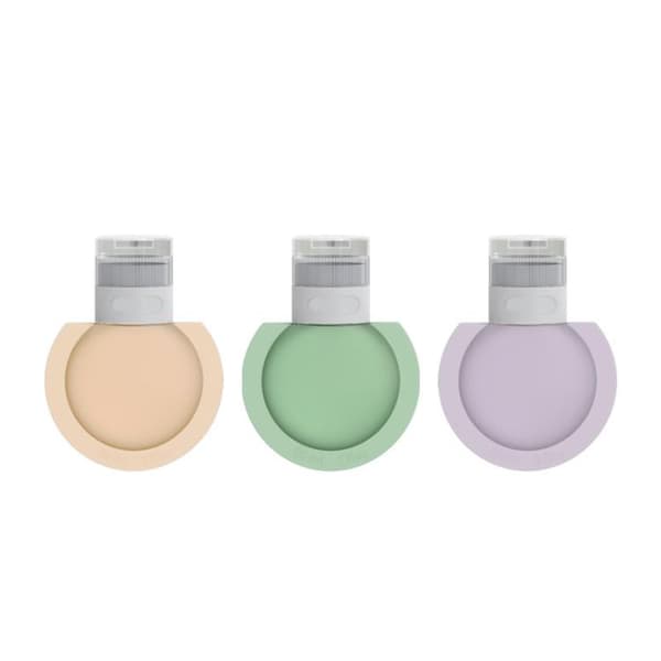 Silikoniset matkapullot voiteelle ja shampoolle 60ml