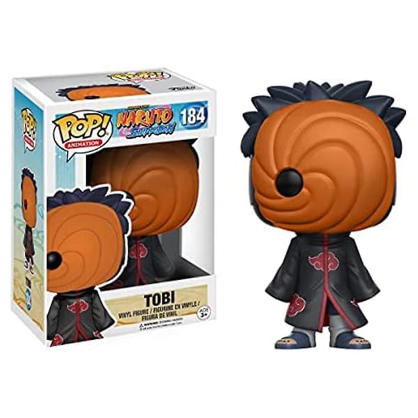 Naruto Uchiha Tobi Figurer Leksak Funko Pop Söt Samlarobjekt Modell Figur Dockningsdekoration För Fans Vuxna Barn Gåvor