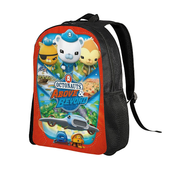 i927 Octonauts Ryggsäck Stor Kapacitet Skolväska Bokväska Casual Dagryggsäck Ryggsäckar För Kvinnor Män Barn ffrr927