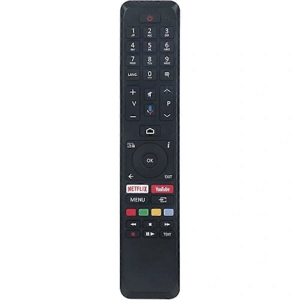 Ny RC43160 Fjärrkontroll CT-8556 Röststyrning För Hitachi Toshiba JVC Vestel Techwood LED-TV 12