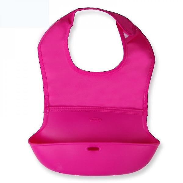 Bibs Silikone Baby Hagesmække Vandtætte Rejsehagesmække Sæt Pink