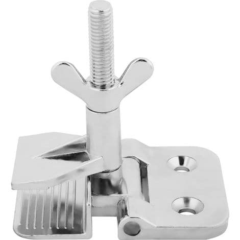 2 stk/sett metall sommerfuglhengsleklemmer (sølv)