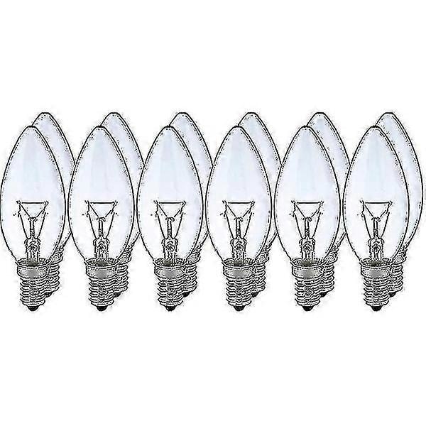 12x 40w E14 Light Bulb Clear White Classic light bulb