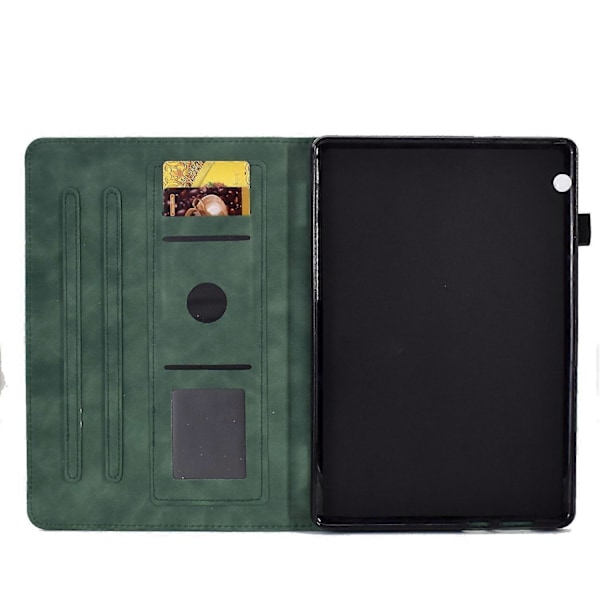 For Huawei MediaPad T5 Preget Smile Flip Nettbrett Lærveske