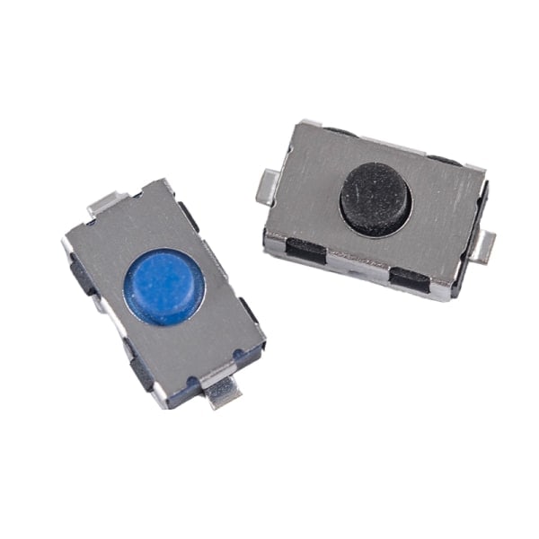 10 st 3*6*2.5 NO NC Mikrobrytare Tryckknappar Switch Mjuk Svart