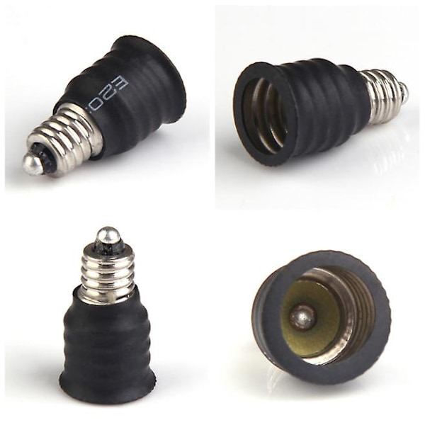 Ny E10 til E14 Base LED Lys Lampe Pære Adapter Konverter Skruefatning