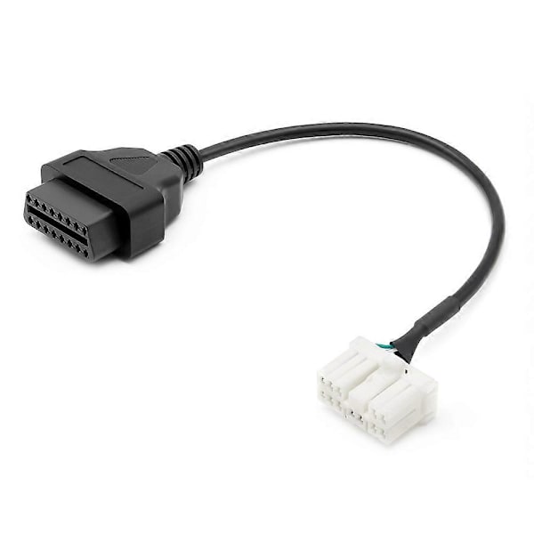 (Ny) För Tesla Model X / S 2012-2015 OBDII till 12-pin OBD Adapterkabel
