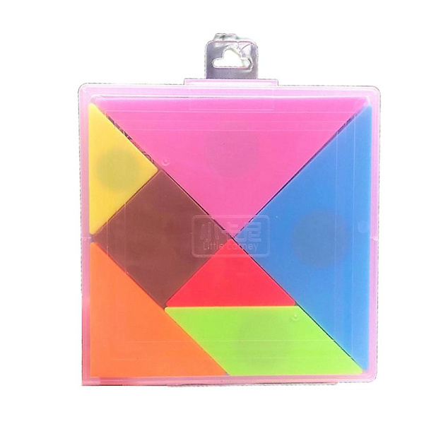 Tangram pussel Kreativ praktisk förmåga Lätt att montera Förälder-barn Interaktivt magnetiskt pussel Leksak för dagis