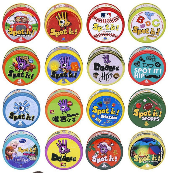 spot it game dobble korttipeli pulmapeli juhlapeli Frozen