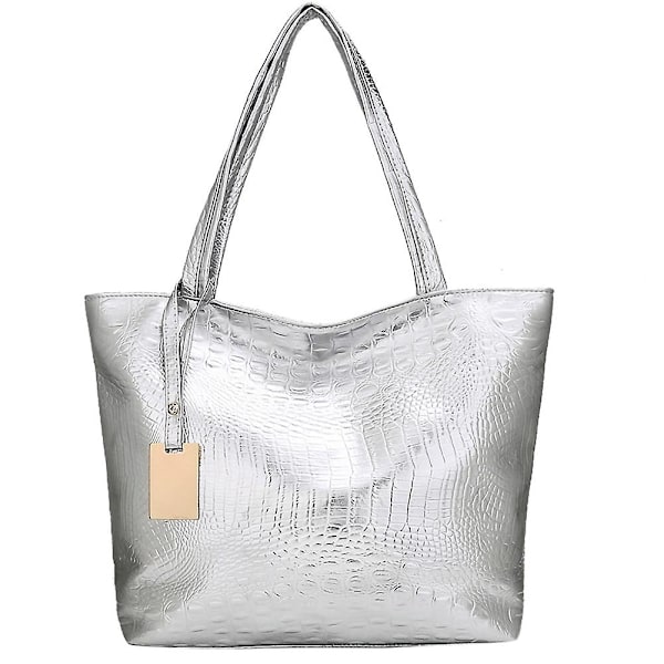 Ladies Leather Handbags, Handbags, Ladies Shoulder Bags, Designer Handbags, Leather Handbags-silver