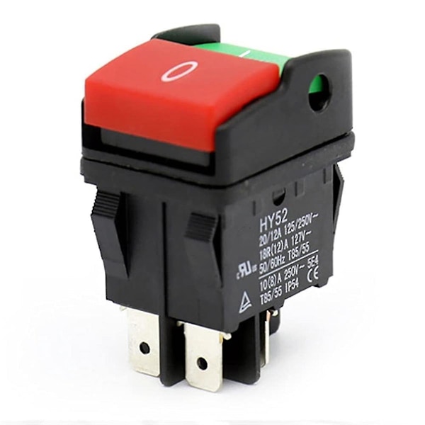 Industrial Electric Push Button Switches,HY52 Push Button suitable for Mechanical Device Switch 4 Pi