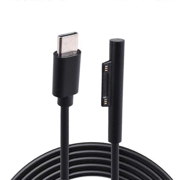 för Surface Connect till USB C Laddningskabel Kompatibel för Surface Pro 3/4/5/6/7, Surface Laptop 3/2