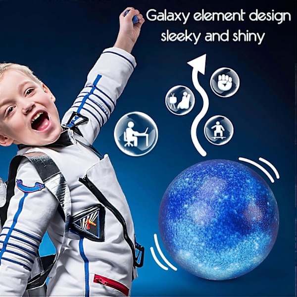 18 stk. Rom-Stressballer, Skumstressballer Galaxy Stressballer 6 for Stressavlastning Bursdagsgave Festgaver