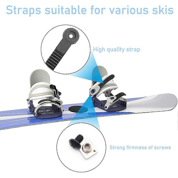 6 stk./ 10 stk. Snowboard Ankelsnor, Rulleskøjtesko Snore Snowboard