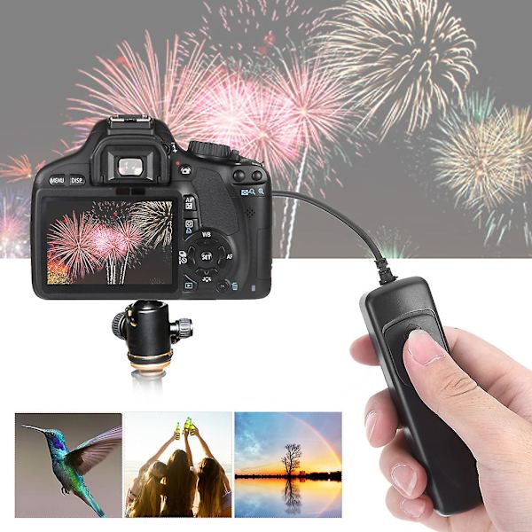 Rs60e3 Fjärrutlösarkabel för Canon 500d 450d 700d 650d 550d 60d 600d