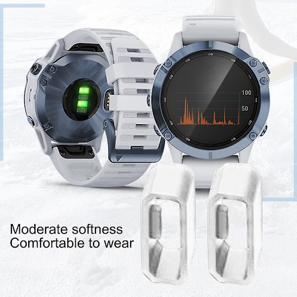 10-pack mjukt ersättningssilikonband för Garmin fenix6x 6 6s