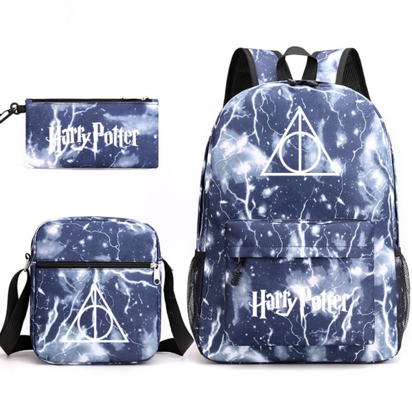 Barnens Harry Potter tredelad skolväska