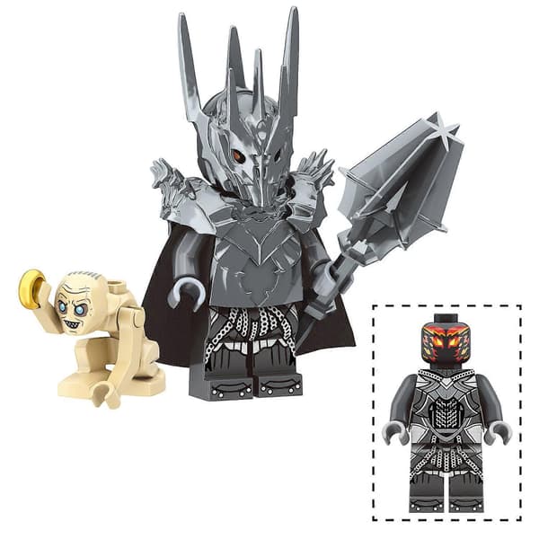 8 stk. Middelalder Riddere Mini Figurer Byggelegetøj