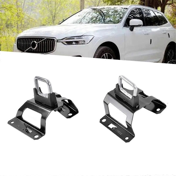 1 par Bil Front Hjelm Lås Beslag Sikkerhedsfanger 32219336 32219337 til XC60 2018-2020 Motorhjelm Krog Fanger Stiver