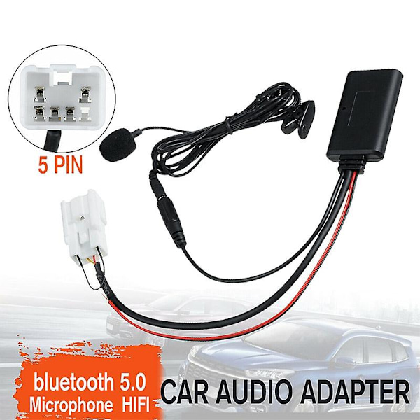 Auton Bluetooth 5.0 Audio HIFI -kaapeliadapteri Mikrofoni Falconille