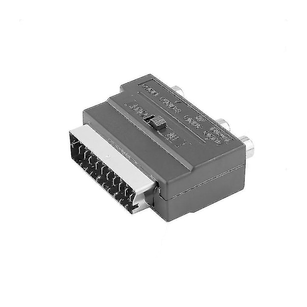 HDMI til 3RCA Scart To-i-ett HDMI Adapterkabel AV Lydkabel 3 RCA Phono Adapter